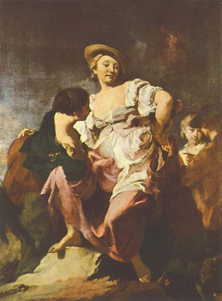 Giovanni Battista Piazzetta Die Wahrsagerin